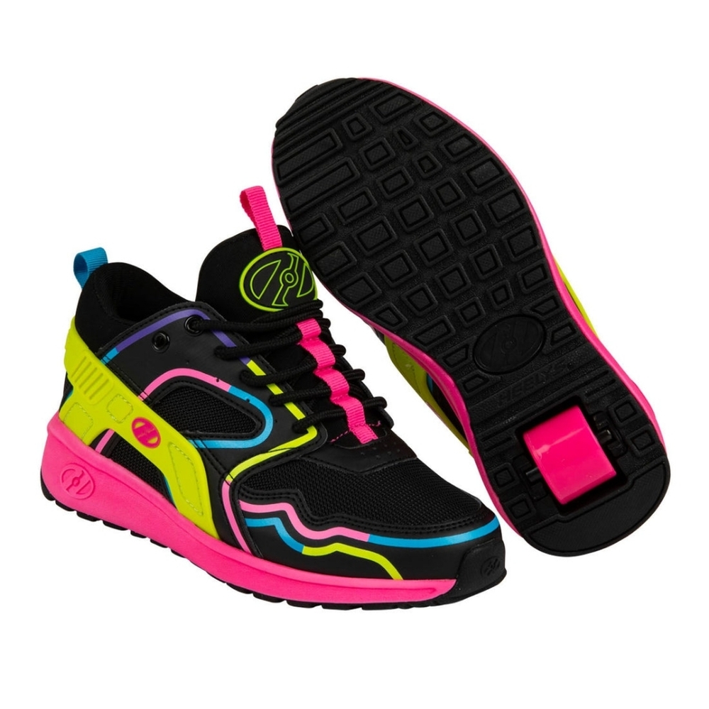 Heelys Kids' Neon Black Sneakers - Picture 6 of 6